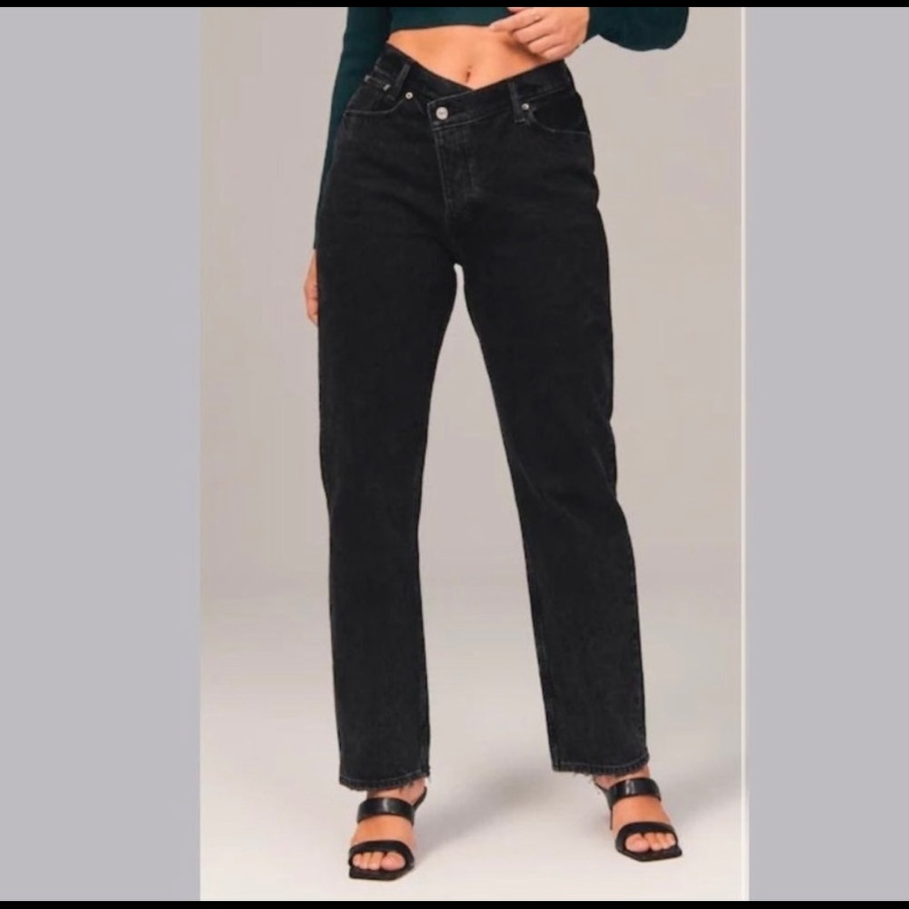Abercrombie and Fitch Dad Jean Crossover Size 24 00
